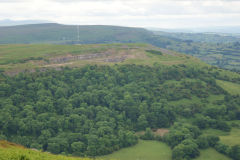 
Tyla East Quarry from Blorenge, June 2009